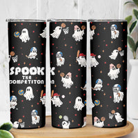 Halloween Spooky Sport Ghost Skinny Tumbler - Wonder Print Shop