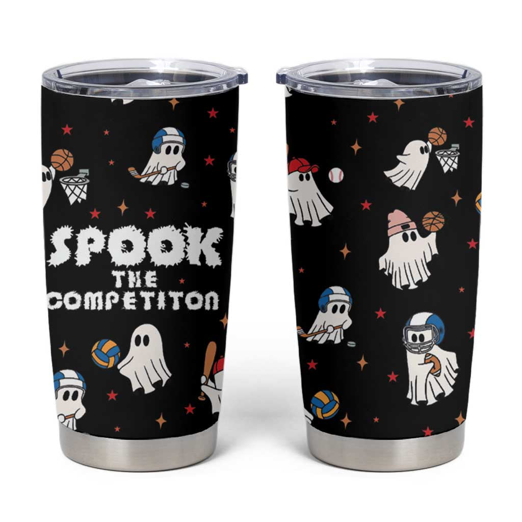 Halloween Spooky Sport Ghost Tumbler Cup - Wonder Print Shop