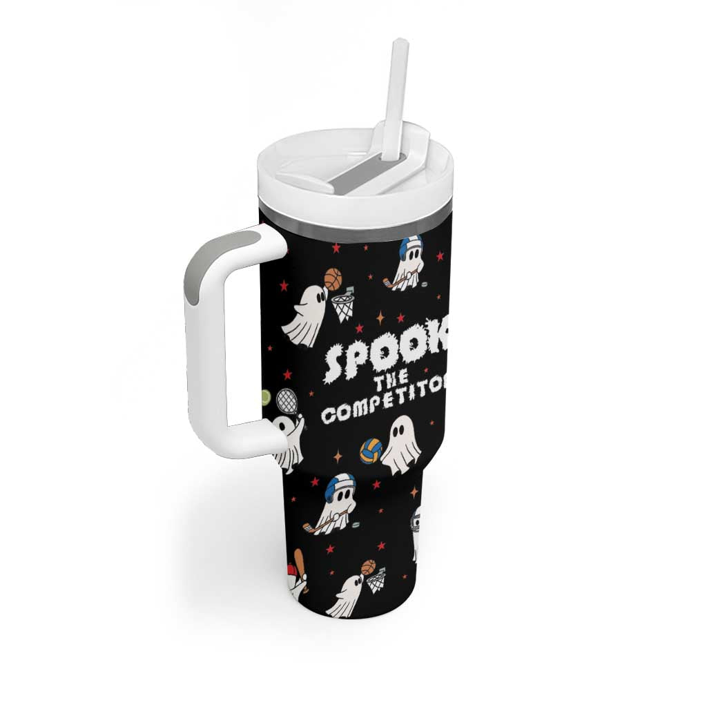 Halloween Spooky Sport Ghost Tumbler With Handle - Wonder Print Shop