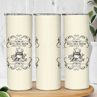 Witches Brew Coffee Co Iced Coffee Cup Skinny Tumbler Funny Witchy Vibes Spooky Decorations - Wonder Print Shop