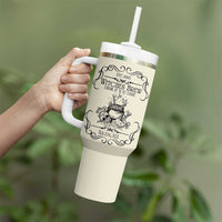 Witches Brew Coffee Co Iced Coffee Cup Tumbler With Handle Funny Witchy Vibes Spooky Decorations - Wonder Print Shop
