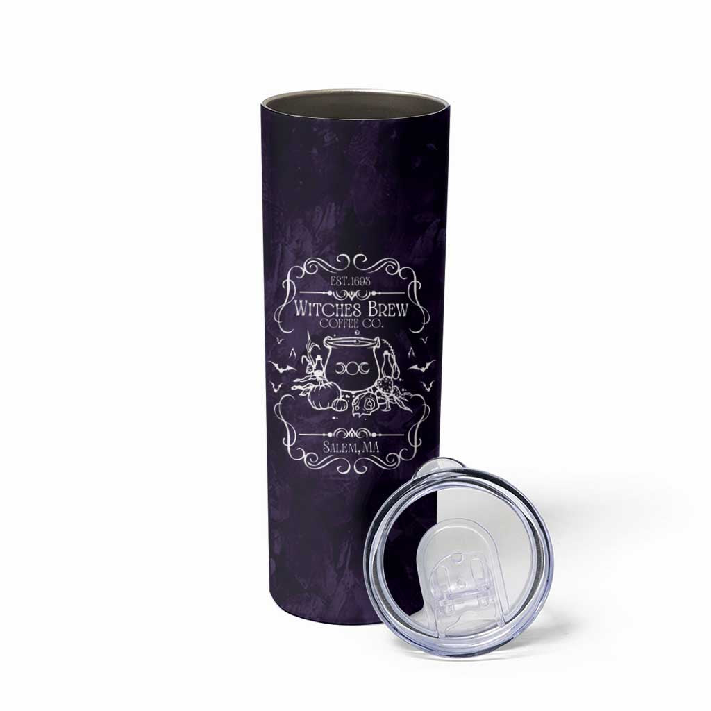 Witches Brew Coffee Co Iced Coffee Skinny Tumbler Frosted Potion Fall Halloween Gifts - Wonder Print Shop
