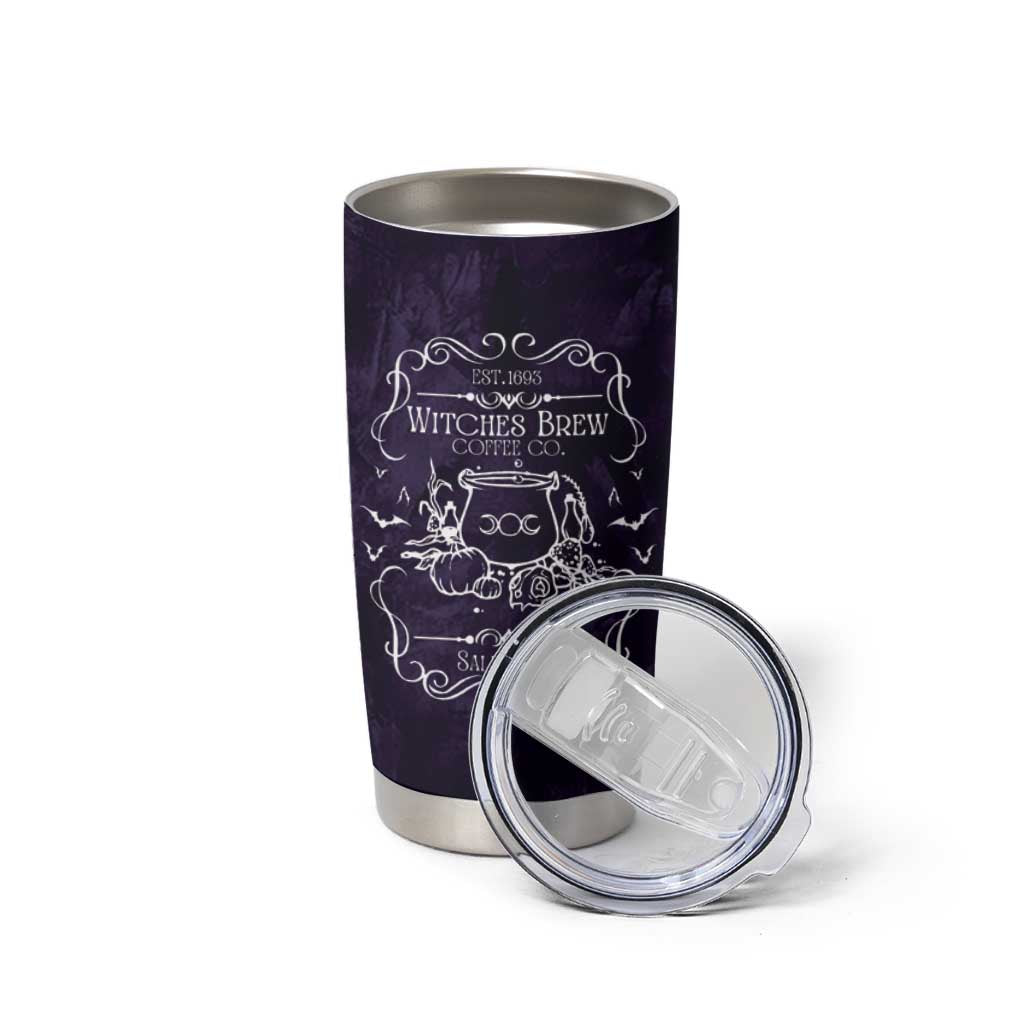 Witches Brew Coffee Co Iced Coffee Tumbler Cup Frosted Potion Fall Halloween Gifts - Wonder Print Shop