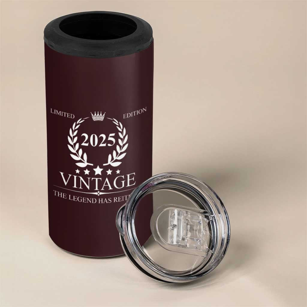 Retirement Gifts for Men 4 in 1 Can Cooler Tumbler The Legend Has Retired 2025