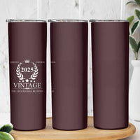 Retirement Gifts for Men Skinny Tumbler The Legend Has Retired 2025