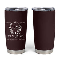 Retirement Gifts for Men Tumbler Cup The Legend Has Retired 2025