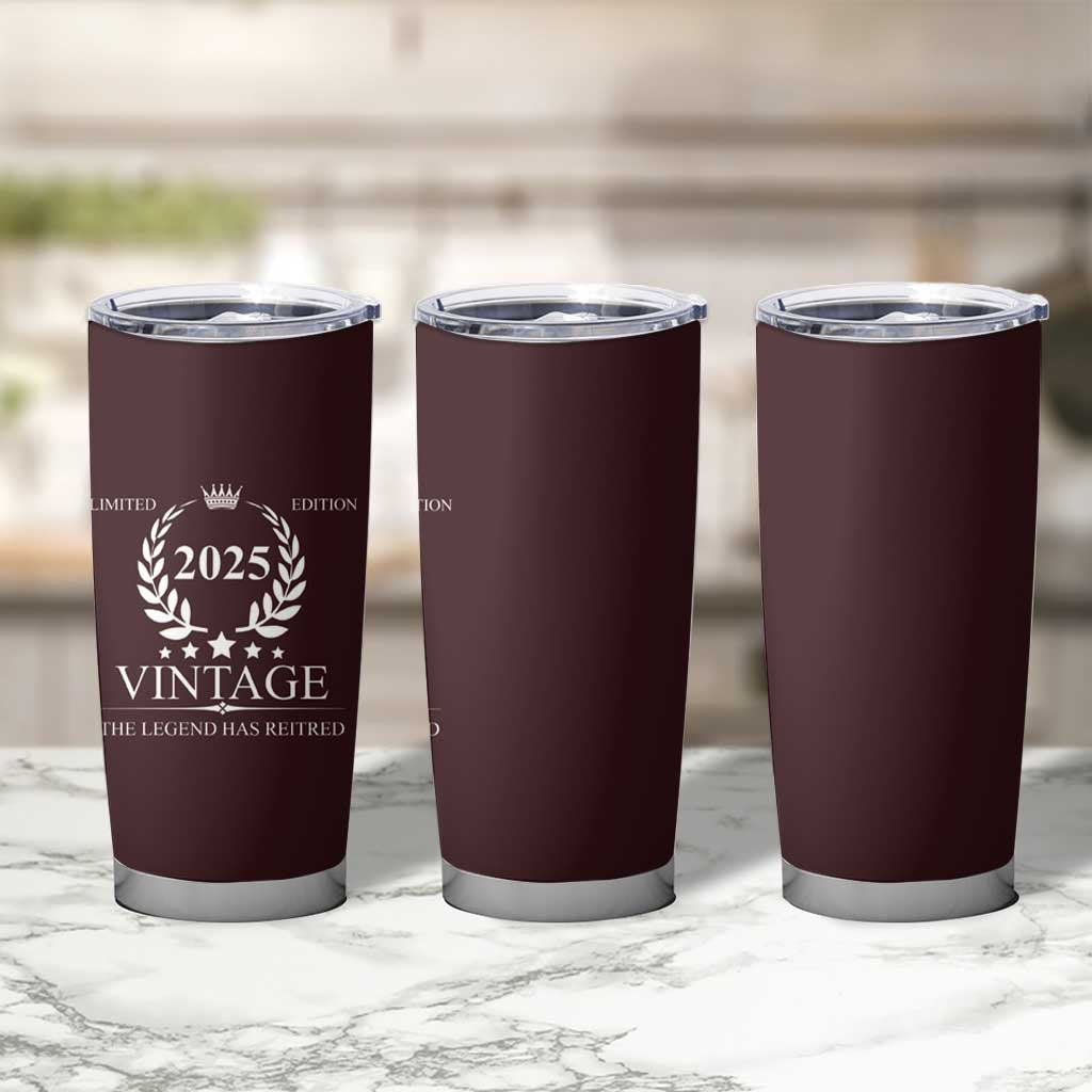 Retirement Gifts for Men Tumbler Cup The Legend Has Retired 2025