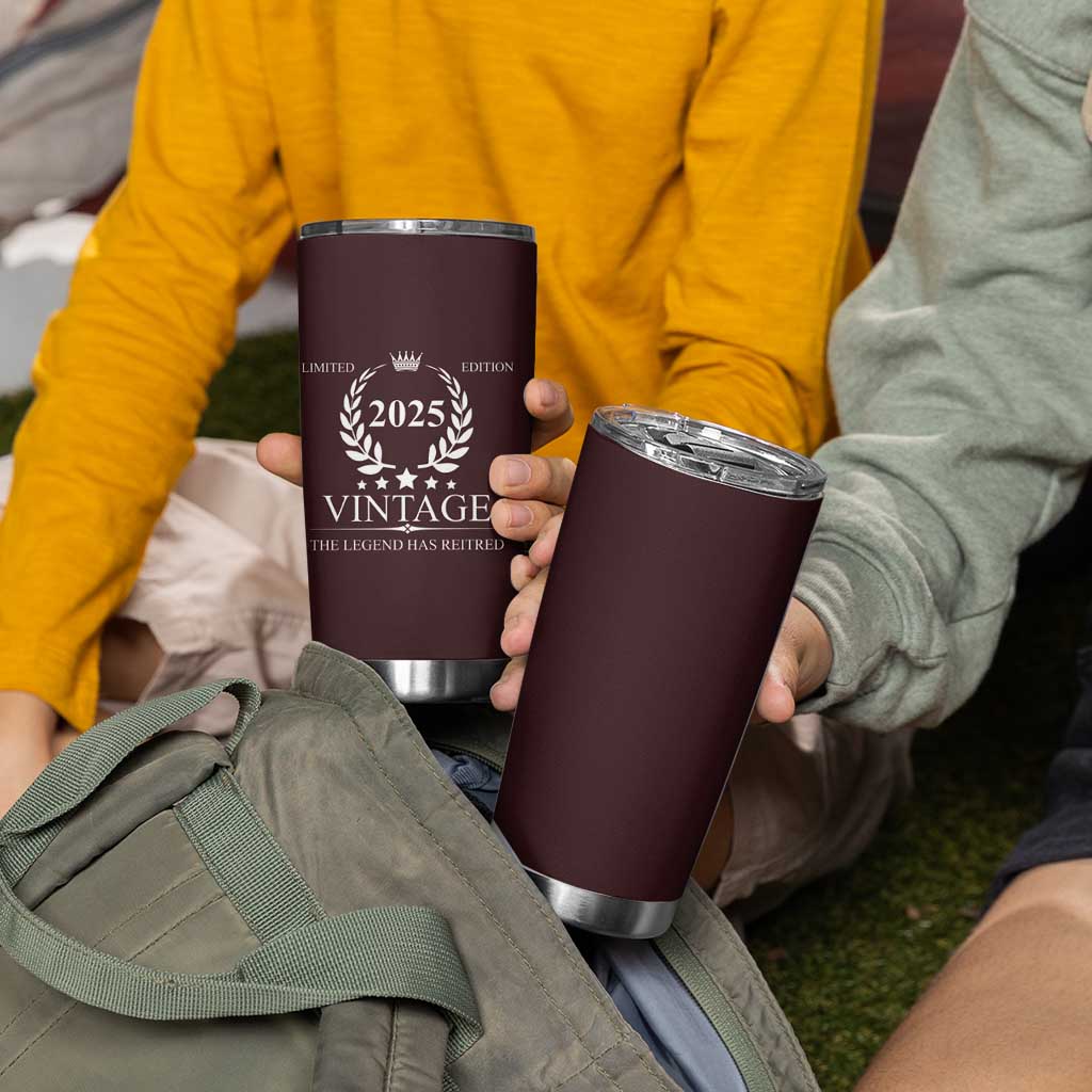 Retirement Gifts for Men Tumbler Cup The Legend Has Retired 2025