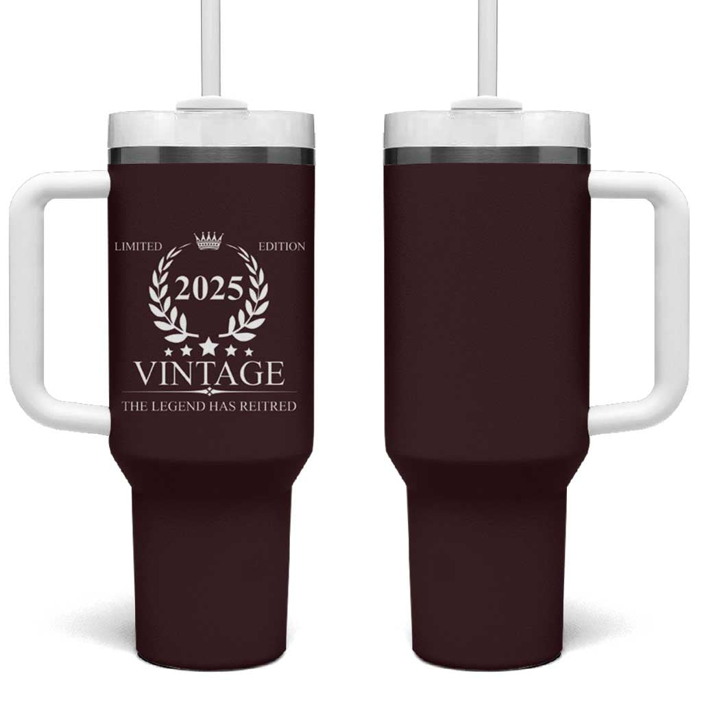 Retirement Gifts for Men Tumbler With Handle The Legend Has Retired 2025