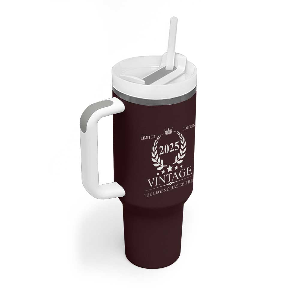 Retirement Gifts for Men Tumbler With Handle The Legend Has Retired 2025