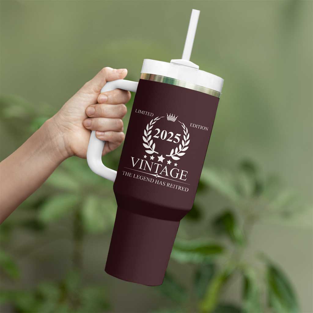Retirement Gifts for Men Tumbler With Handle The Legend Has Retired 2025