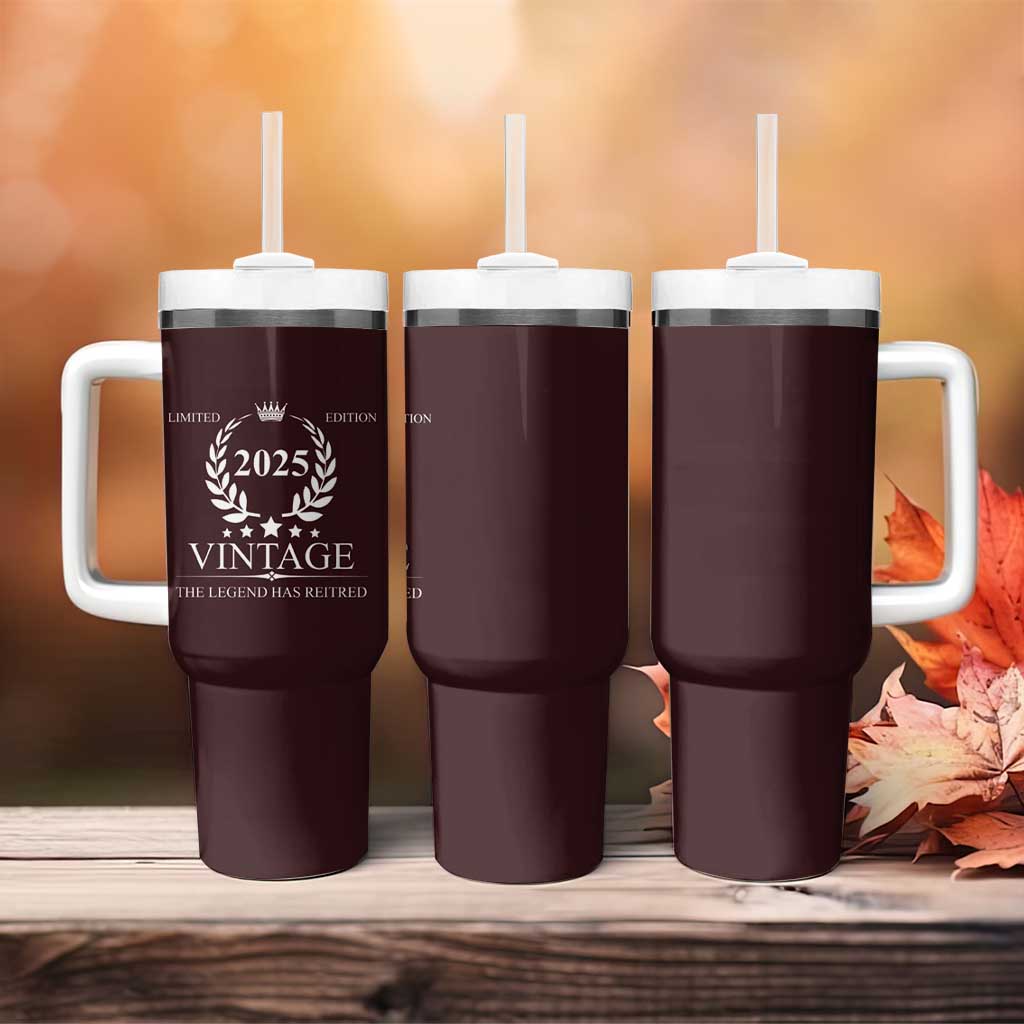 Retirement Gifts for Men Tumbler With Handle The Legend Has Retired 2025