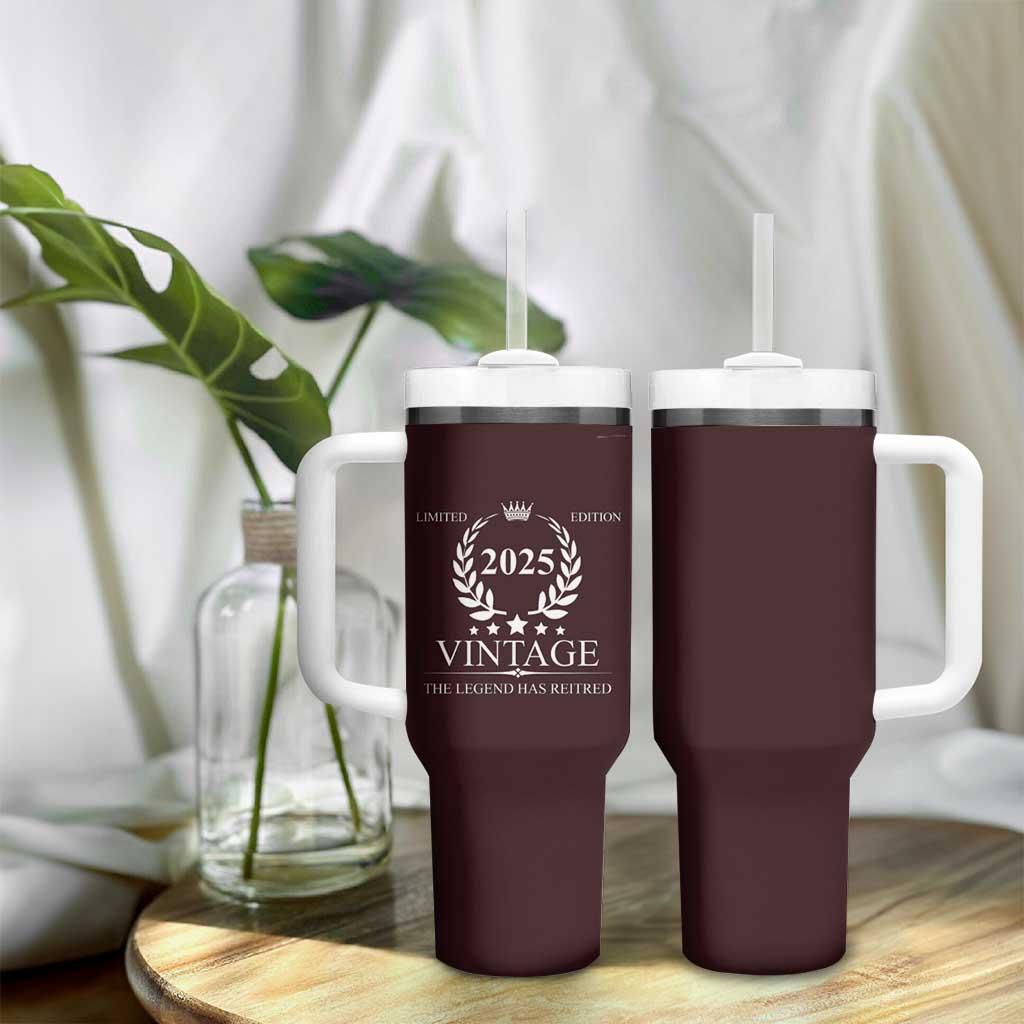 Retirement Gifts for Men Tumbler With Handle The Legend Has Retired 2025
