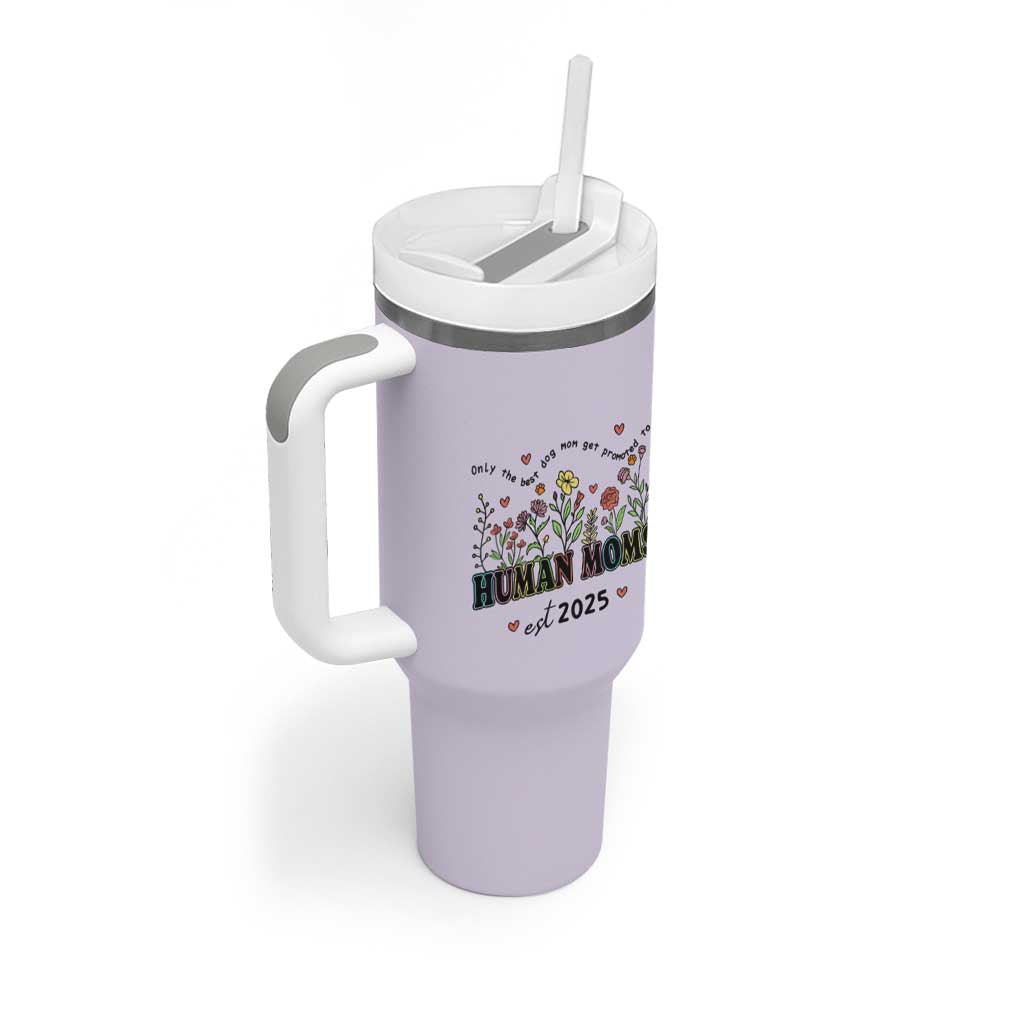 New Mom Gifts Tumbler With Handle Funny Dog Moms Pregnancy Must Haves