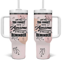 Inspirational Gifts for Her Tumbler With Handle Sometimes You Forget You're Awesome - Wonder Print Shop