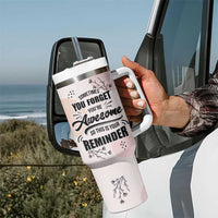 Inspirational Gifts for Her Tumbler With Handle Sometimes You Forget You're Awesome - Wonder Print Shop