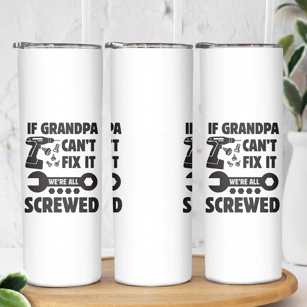 Grandpa Gifts Skinny Tumbler Fathers Day Grandfather Gift from Granddaughter Grandson