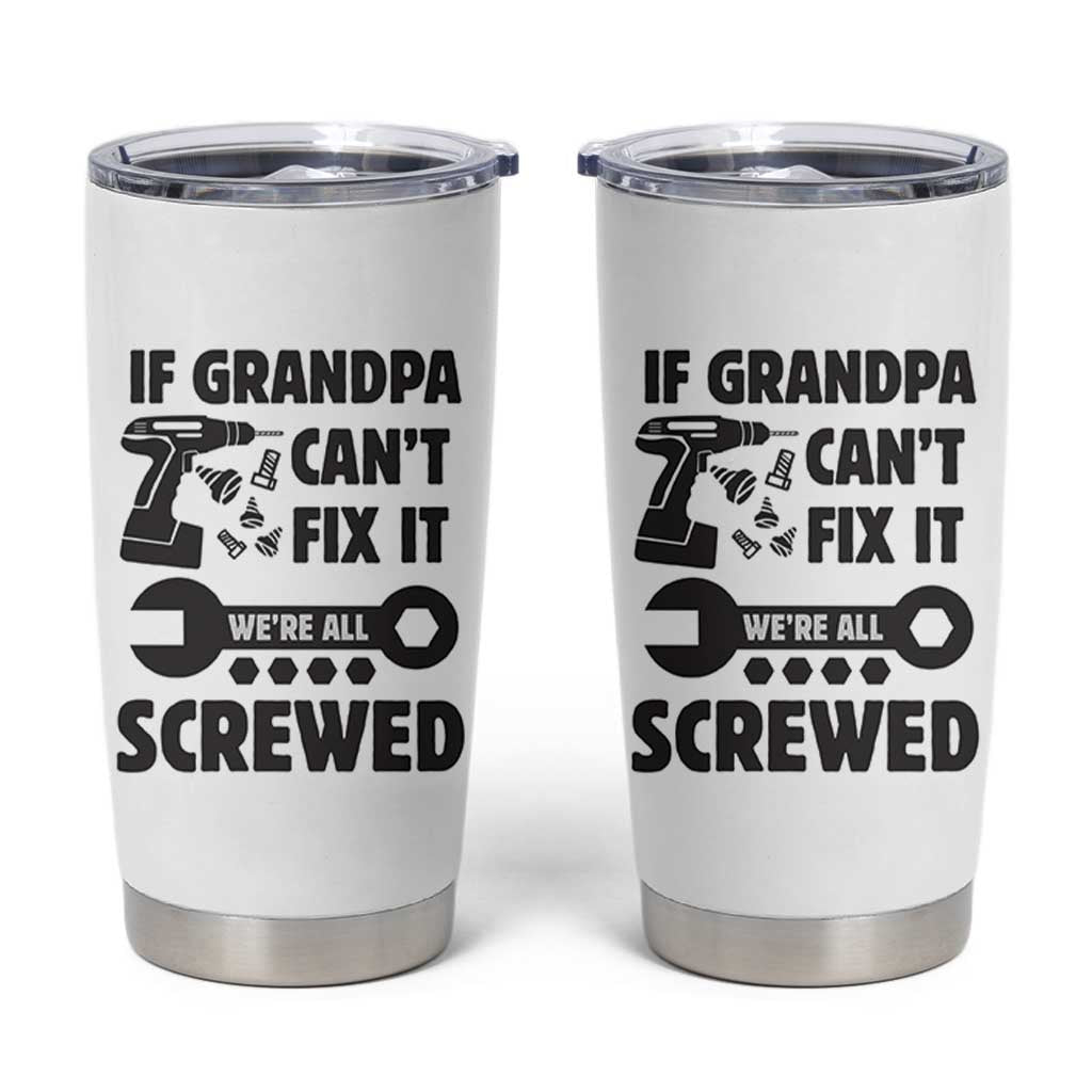 Grandpa Gifts Tumbler Cup Fathers Day Grandfather Gift from Granddaughter Grandson