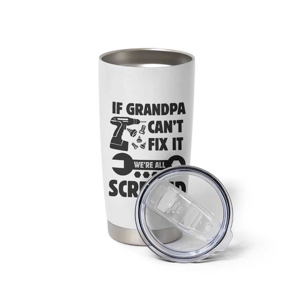 Grandpa Gifts Tumbler Cup Fathers Day Grandfather Gift from Granddaughter Grandson