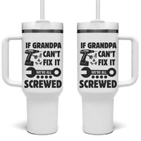 Grandpa Gifts Tumbler With Handle Fathers Day Grandfather Gift from Granddaughter Grandson