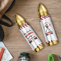 Baseball Mom Bullet Tumbler My Favorite Player Calls Me Mom Mothers Day