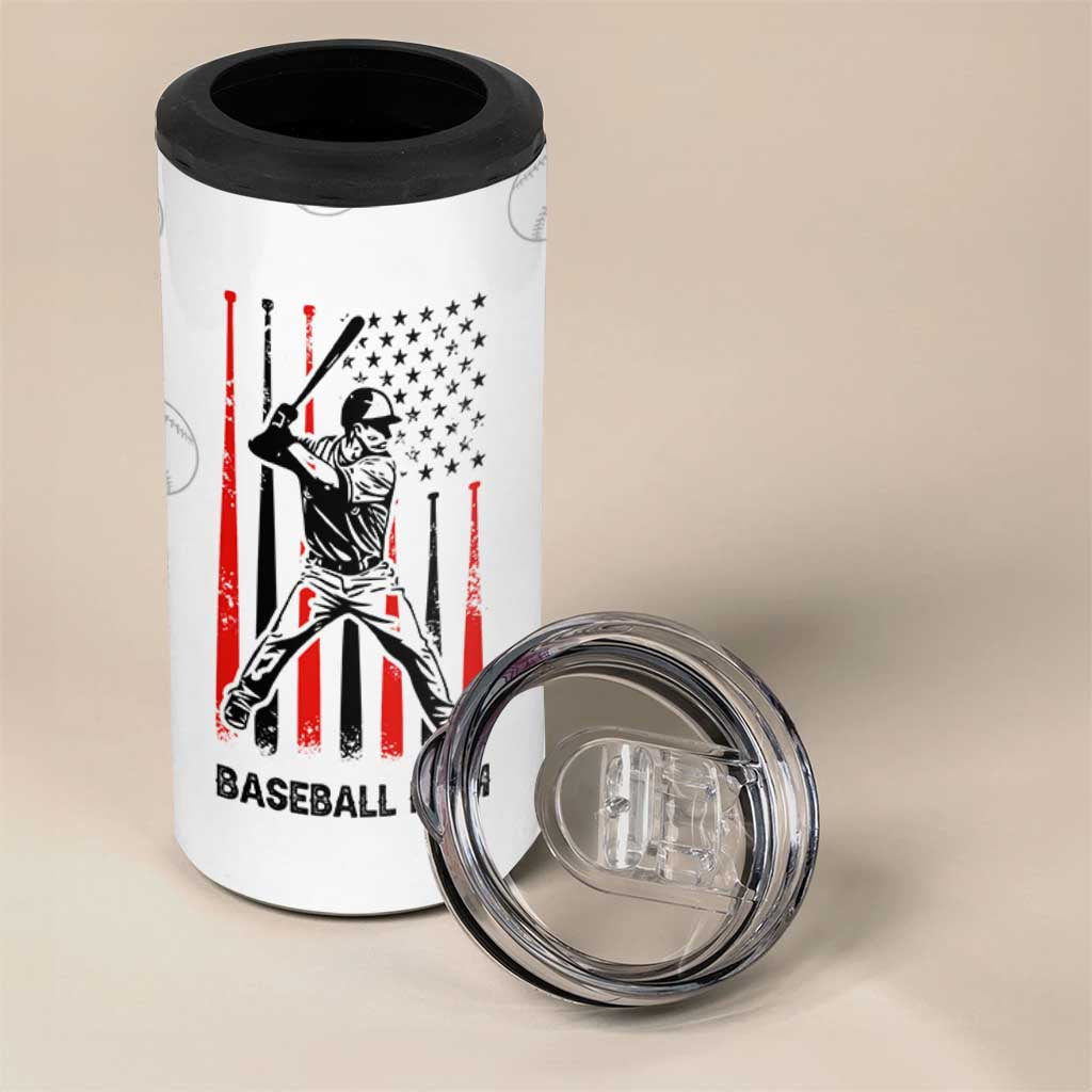 Baseball Mom 4 in 1 Can Cooler Tumbler Leopard Print Mothers Day Birthday Gifts From Daughter Son