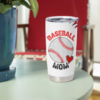 Baseball Mom Tumbler Cup Leopard Print Mothers Day Birthday Gifts From Daughter Son