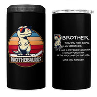 Funny Brother Gifts 4 in 1 Can Cooler Tumbler I Smile Because You Are My Brother