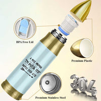 Retirement Gift For Women 2026 Bullet Tumbler A Wise Woman Once Said Im Outta Here
