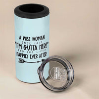 Retirement Gift For Women 2026 4 in 1 Can Cooler Tumbler A Wise Woman Once Said Im Outta Here