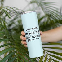 Retirement Gift For Women 2026 Skinny Tumbler A Wise Woman Once Said Im Outta Here