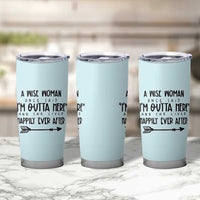 Retirement Gift For Women 2026 Tumbler Cup A Wise Woman Once Said Im Outta Here