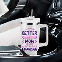 Cute grandma Tumbler With Handle Best Nana Ever - Wonder Print Shop
