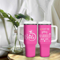Funny Bride Tumbler With Handle Look At You Getting All Married And Sh*t - Wonder Print Shop