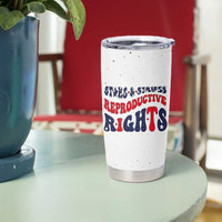 Retro Reproductive Rights Tumbler Cup Merica Stars Stripes Feminist 4th Of July