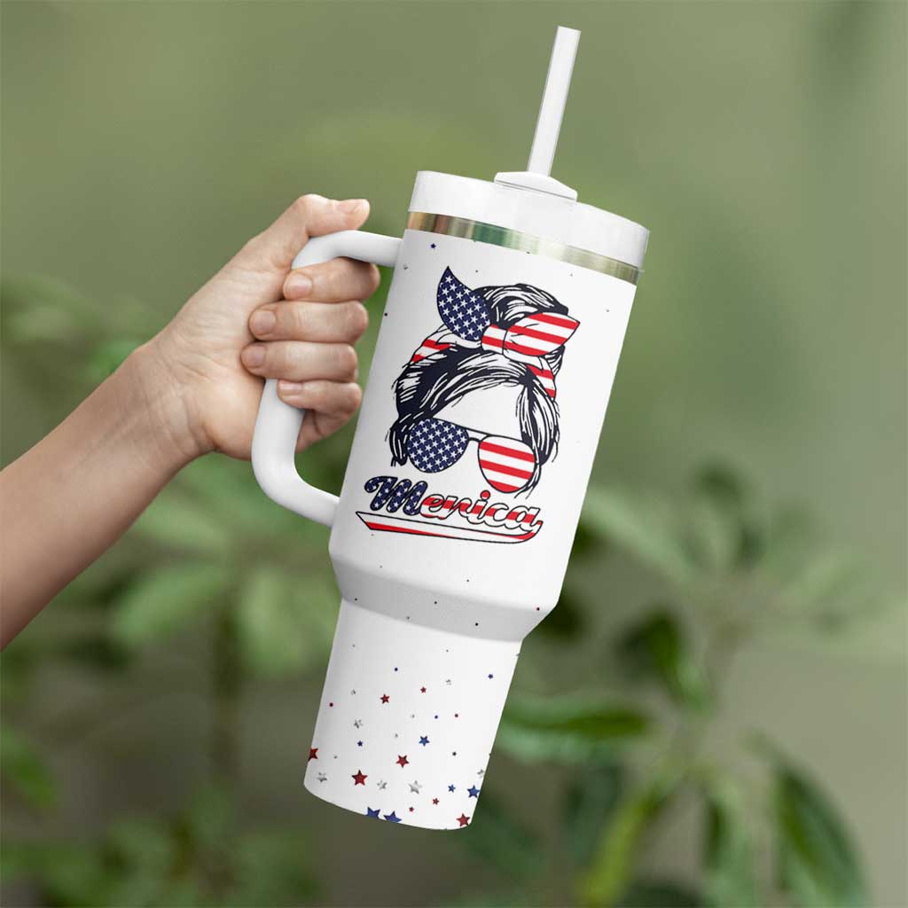 Retro Reproductive Rights Tumbler With Handle Merica Stars Stripes Feminist 4th Of July