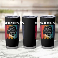 Ruth Bader Ginsburg RBG Quote Tumbler Cup Women Belong In All Places Where Decisions Are Being Made Feminist Gifts Women - Wonder Print Shop