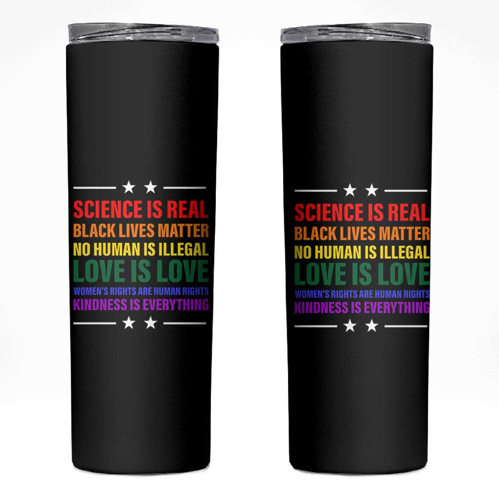 Equality Skinny Tumbler LGBTQ BLM Black Pride Gift