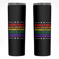 Equality Skinny Tumbler LGBTQ BLM Black Pride Gift