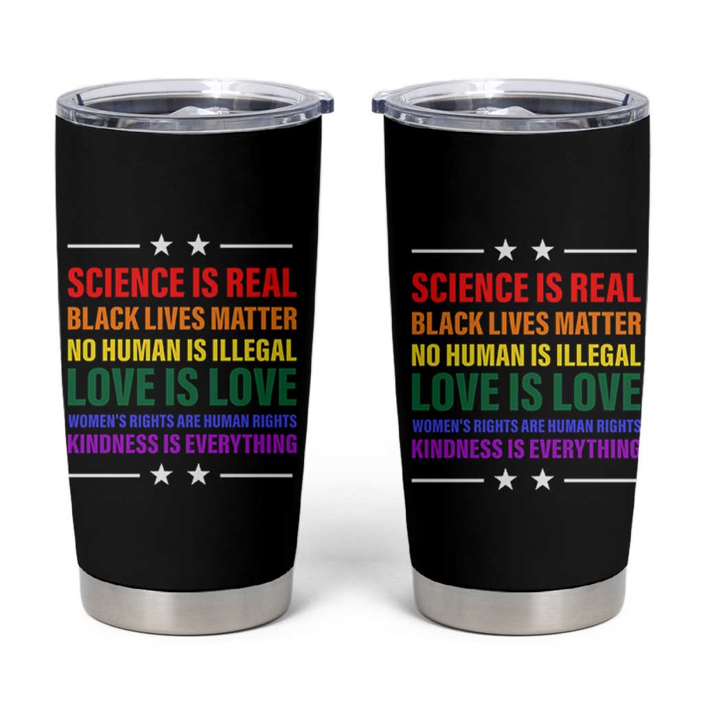 Equality Tumbler Cup LGBTQ BLM Black Pride Gift