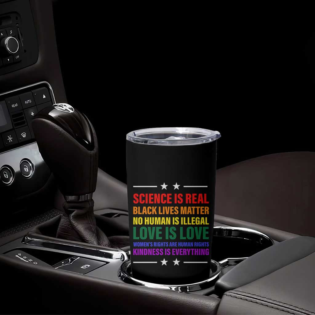 Equality Tumbler Cup LGBTQ BLM Black Pride Gift