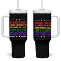 Equality Tumbler With Handle LGBTQ BLM Black Pride Gift