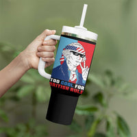 Too Cool For British Rule Tumbler With Handle Funny Patrotic 4th Of July Independence Day