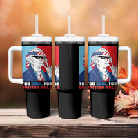 Too Cool For British Rule Tumbler With Handle Funny Patrotic 4th Of July Independence Day