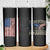 This Veteran Supports Harris 2024 Election Skinny Tumbler American Flag Eagle Grandpa Dad Gifts - Wonder Print Shop