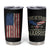This Veteran Supports Harris 2024 Election Tumbler Cup American Flag Eagle Grandpa Dad Gifts - Wonder Print Shop