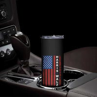 Harris Walz 2024 Election Skinny Tumbler Mind Your Own Damn Business American Flag - Wonder Print Shop