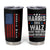 Harris Walz 2024 Election Tumbler Cup Mind Your Own Damn Business American Flag - Wonder Print Shop