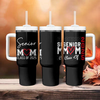 Senior Mom Class Of 2025 Back To School Tumbler With Handle Proud Mom of Graduate Graduation - Wonder Print Shop