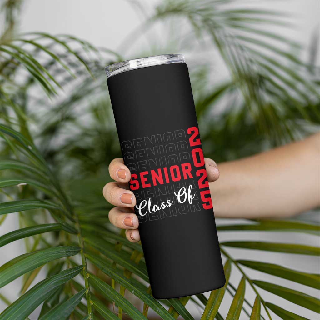 Senior 2025 Skinny Tumbler Class of 2025 Graduation Back To School Graduate Graduation - Wonder Print Shop